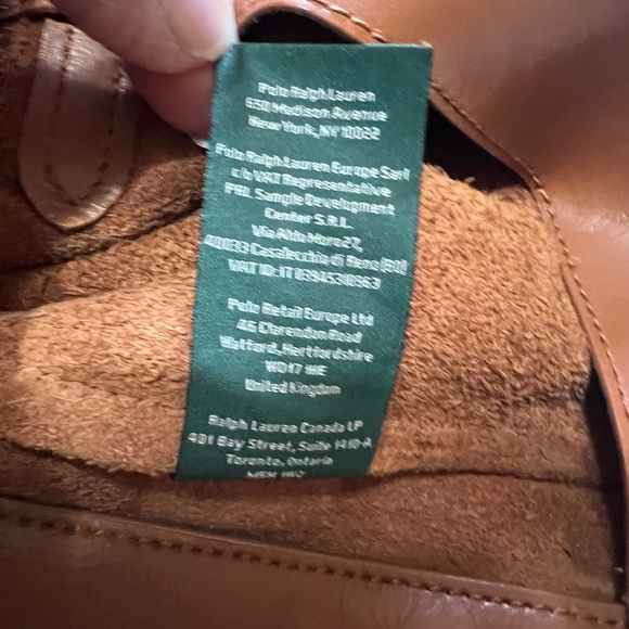 Vintage Ralph Lauren, Lauren RL Chestnut Leather Tote, Europe Sample Development - Picture 2 of 7